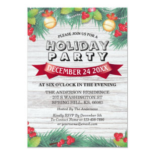 Family Reunion Christmas Invitations | Zazzle