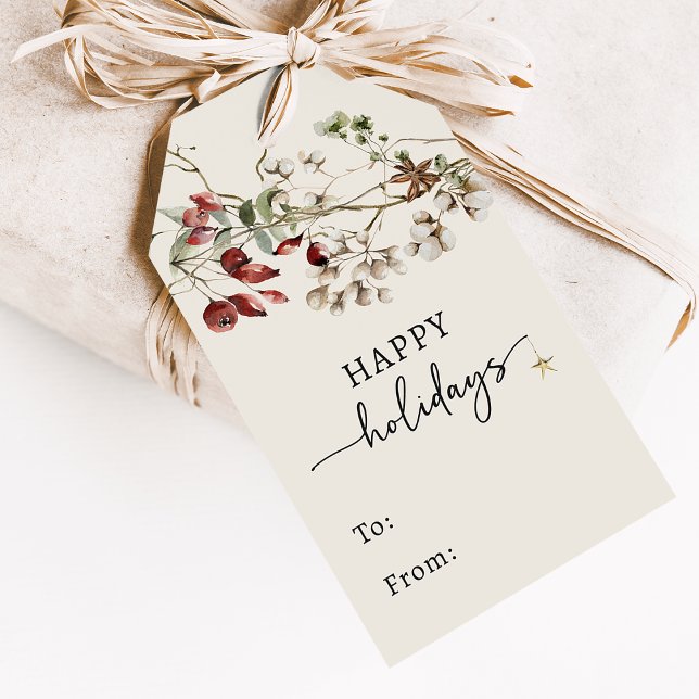 Botanical Holidays Gift Tags (Botanical Holidays Gift Tags
)