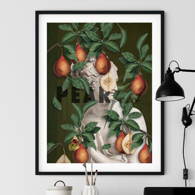 Botanical Illustration Collage Venus  Poster (Creator Uploaded)
