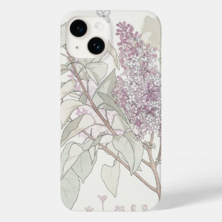 Botanical Illustration of Lilac -- Case-Mate iPhone 14 Case