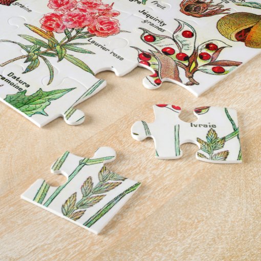 Botanical Illustrations Jigsaw Puzzle Zazzle