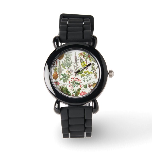 Botanical Illustrations - Larousse Plants Watch (Front)