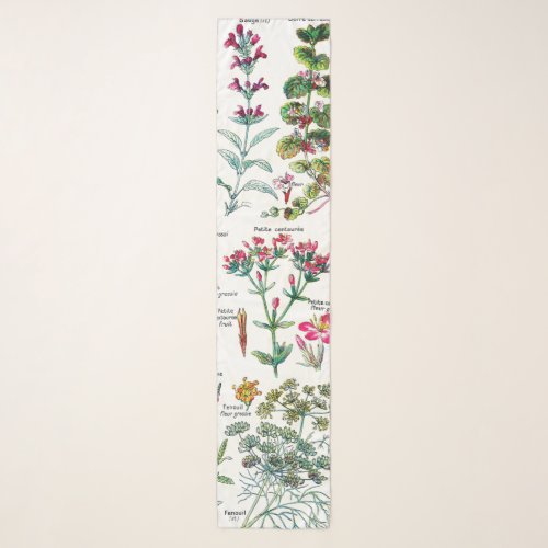 Botanical Illustrations Scarf