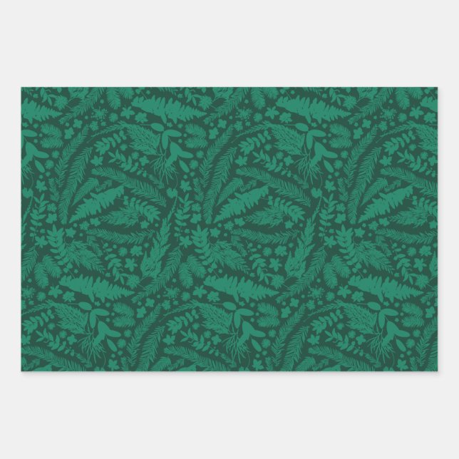 Botanical Impressions  Wrapping Paper Sheets (Front)