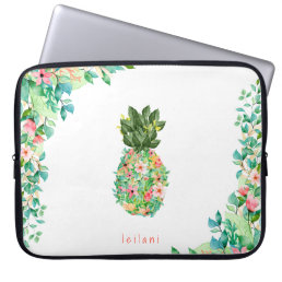 Botanical Island Pineapple Laptop Sleeve