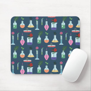 Botanical Lab Equipment Mouse Pad