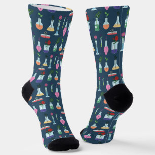 Botanical Lab Equipment Socks