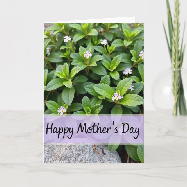 Botanical Lavender Message Card (Front)