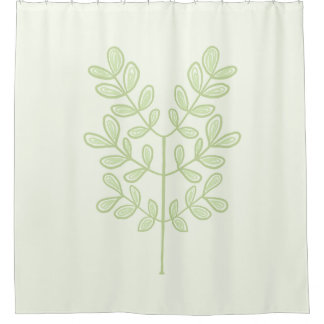 Botanical Leaf Shower Curtain
