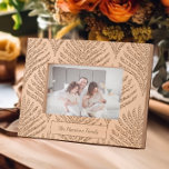 Botanical Leaves Custom Family Engraved Frames<br><div class="desc">A custom etched photo frame perfect for displaying photos from family photo shoots,  vacations and reunions.</div>