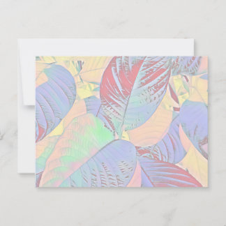 Botanical Leaves Post Card (Customizable)