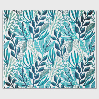 Botanical Leaves Wrapping Paper