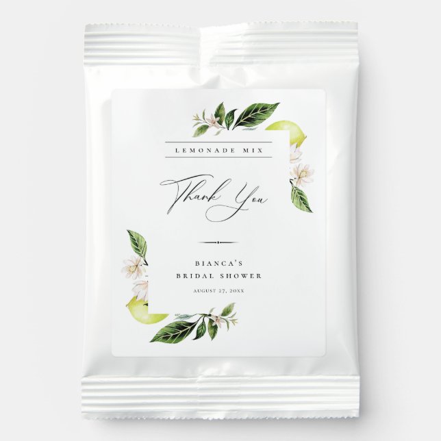 Botanical Lemons Thank You Lemonade Drink Mix (Front)