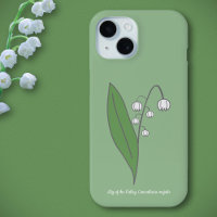 Botanical Lily of the Valley Pastel Flower 