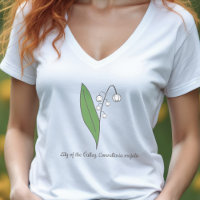 Botanical Lily of the Valley Pastel Flower 