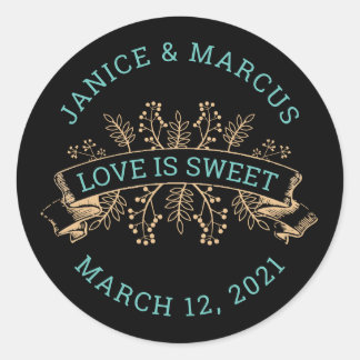 Botanical Love is Sweet Stickers