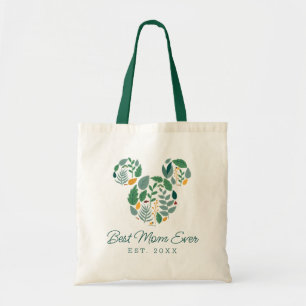 Botanical Mickey Mouse Best Mom Ever Tote Bag