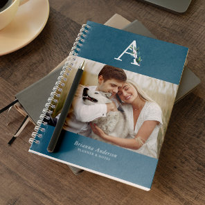 Botanical Monogram Gallery of 4 Photos Notebook