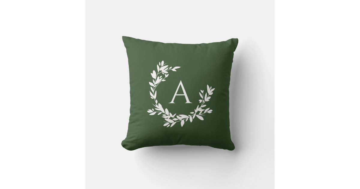 Botanical Monogram Pillow