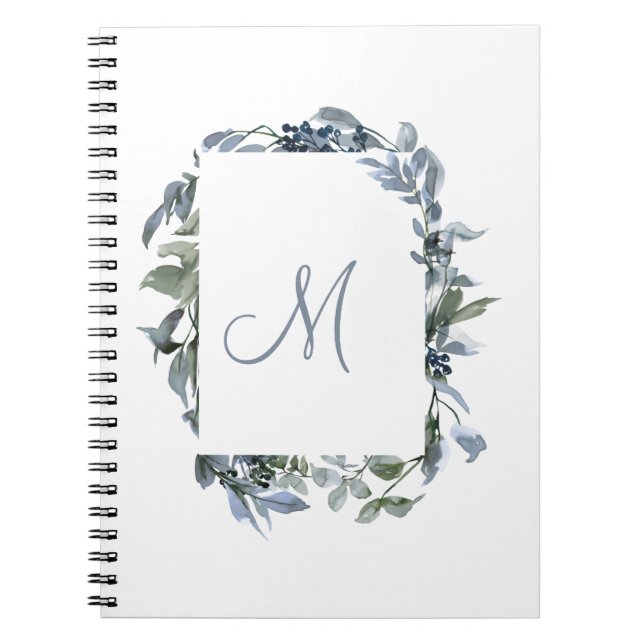 Botanical Monogram Notebook (Front)