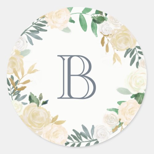 Botanical Monogram Sticker