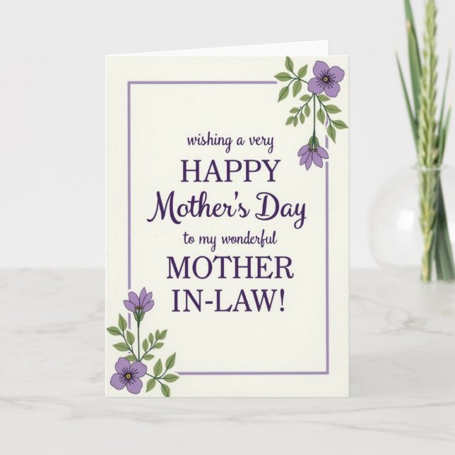 Botanical Mother Card (Front)