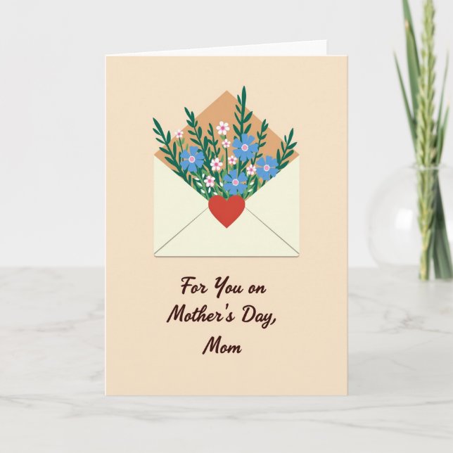 Botanical Mothers Day Art Card (Front)