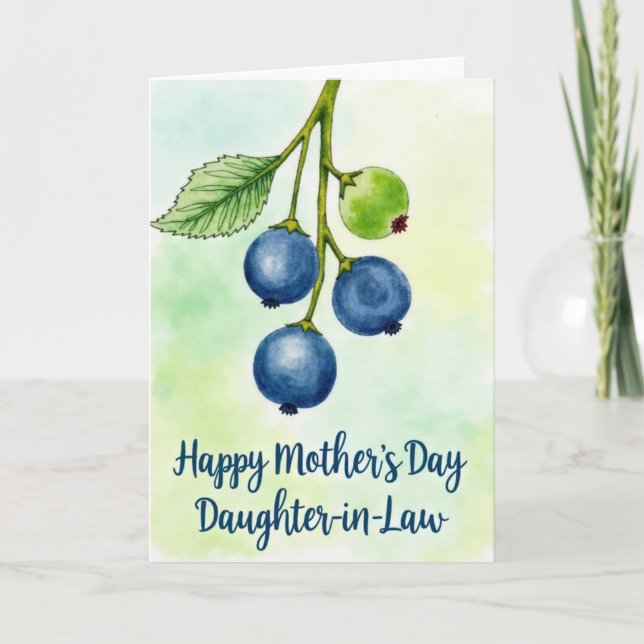 Botanical Mothers Day Fruit Card (Front)