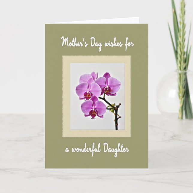 Botanical Mothers Day Photo Card (Front)