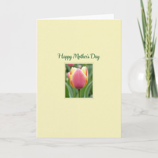 Botanical Mothers Day Saying Card (Front)