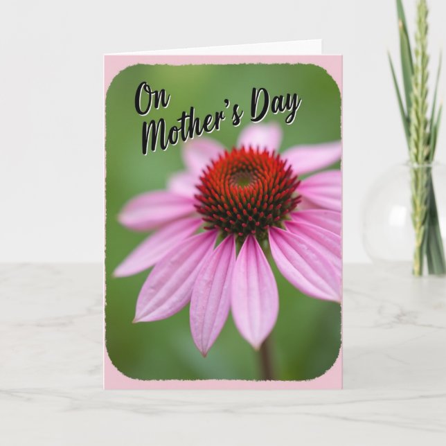 Botanical Mothers Day Script Card (Front)
