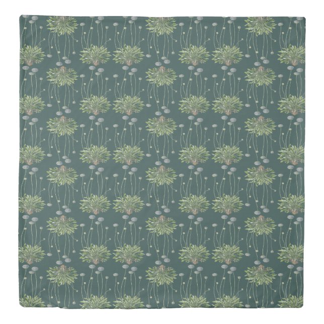 Botanical Motif Duvet Cover (Front)