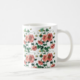 botanical mug, floral ceramic mug, coffee cup, coffee mug