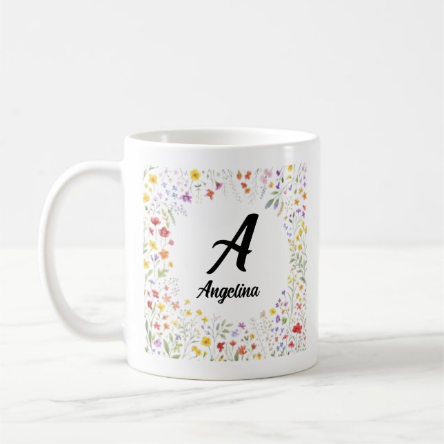 botanical mug for her (Left)