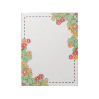 Botanical Notepad | Nasturtium Writing Paper
