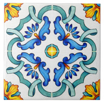 Mediterranean Ceramic Tiles 6/6” 