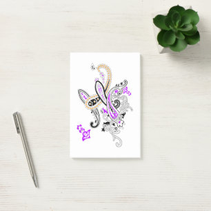 Botanical Paisley Post-it Notes Floral Office