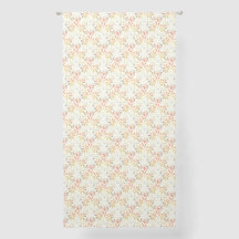 Botanical Pastel Floral Sheer Summer Curtain Set