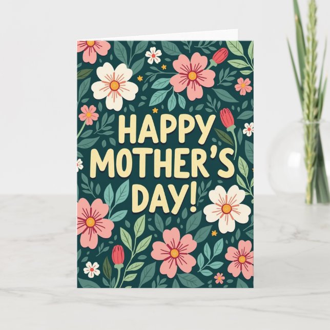 Botanical Pattern Card (Front)