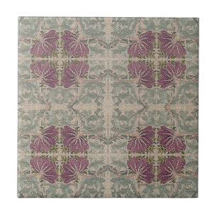 Botanical Pattern - William Morris Ceramic Tile