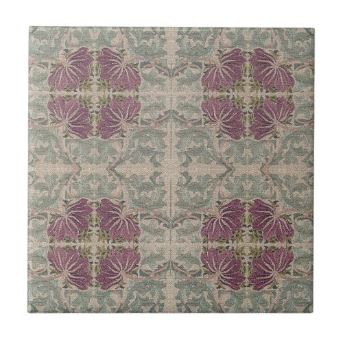 Botanical Pattern _ William Morris Ceramic Tile
