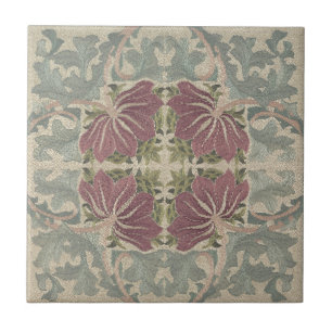 Botanical Pattern - William Morris Ceramic Tile
