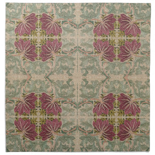 Botanical Pattern - William Morris Cloth Napkin