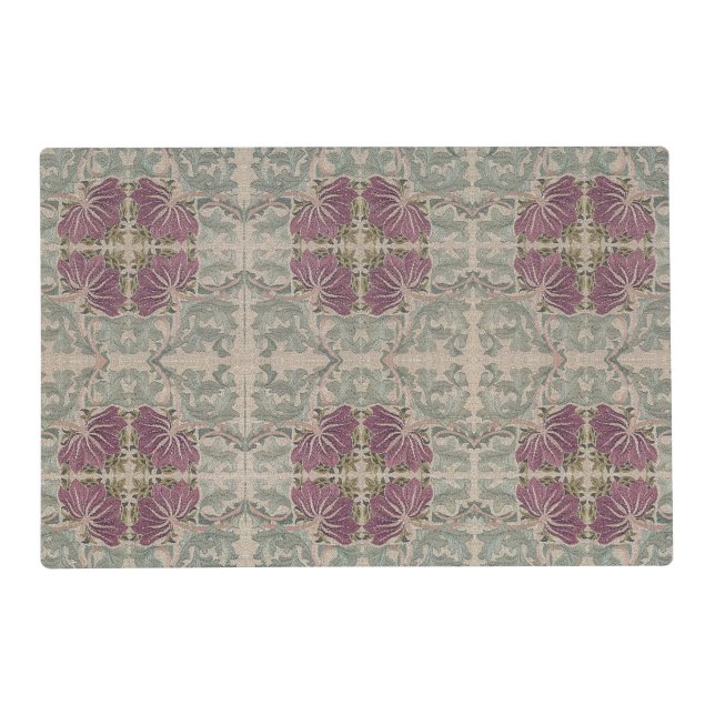 Botanical Pattern - William Morris Vintage Placemat (Front)
