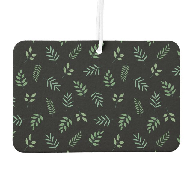 Botanical Patterned Landscape Rectangle Air Freshener (Back)