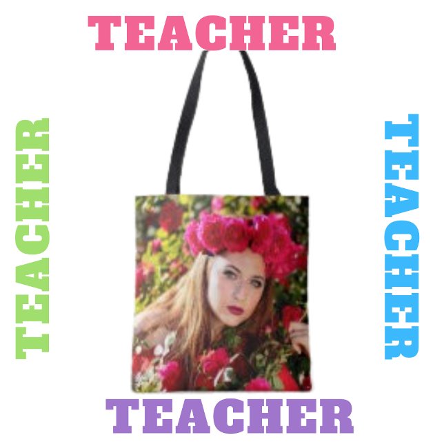 Botanical Petal Spring Red Pink Floral Flower Lady Tote Bag (Creator Uploaded)