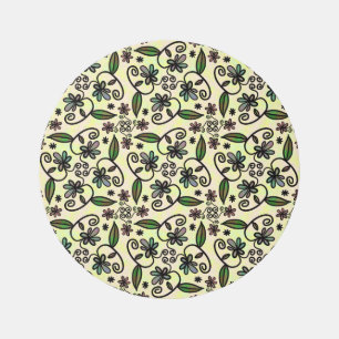 botanical petals outdoor rug