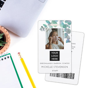 Botanical Photo Badge