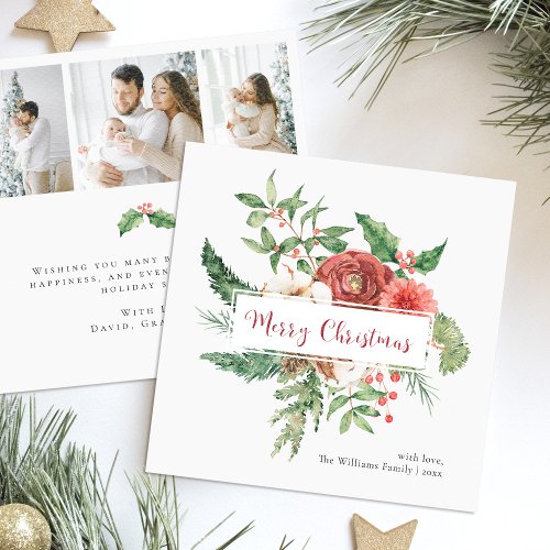 Botanical Photo Christmas Cards