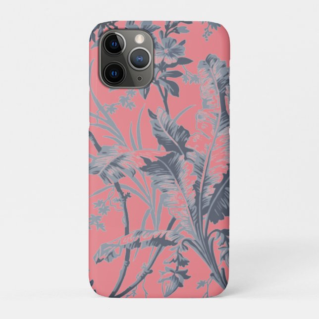 Botanical Pink Chinoiserie Case-Mate iPhone Case (Back)